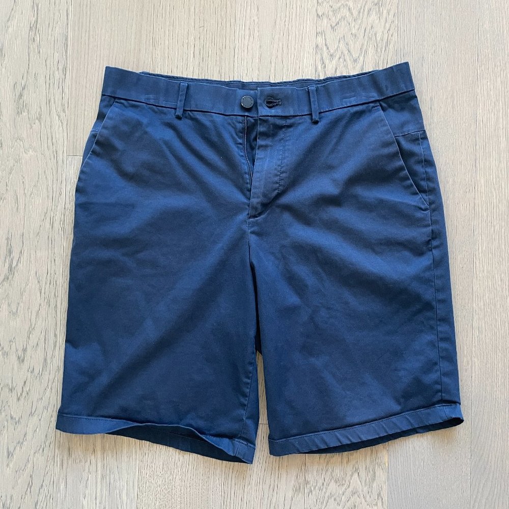 Banana Republic Shorts Emerson Short Navy Blue, 32 Waist, 11" Inseam